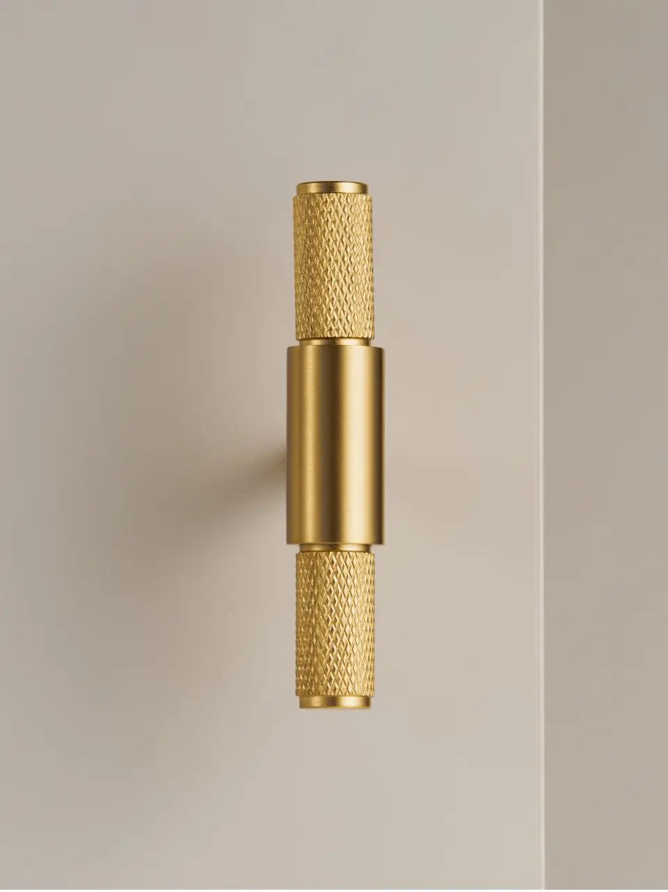 Knurled Diamond British Modern T-bar Handle - Knobsy