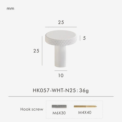 Knurled Patterned Matte Knob - Knobsy