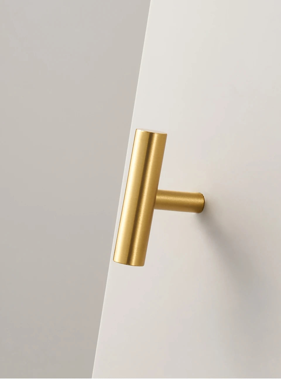 Round Rod T-shaped Long Door Pull - Knobsy