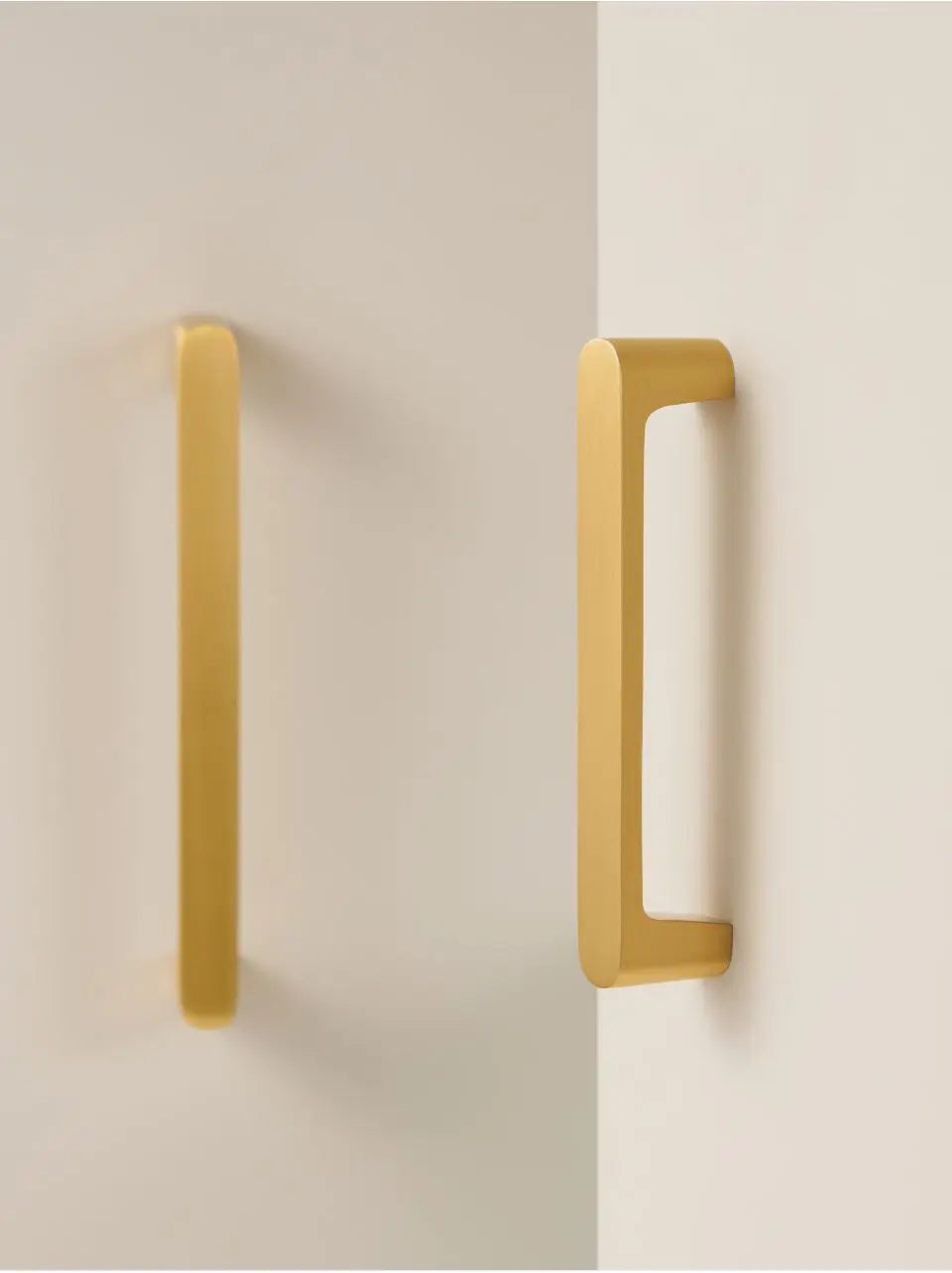 Simple Style Gold Brass Comfortable Pull Handle - Knobsy